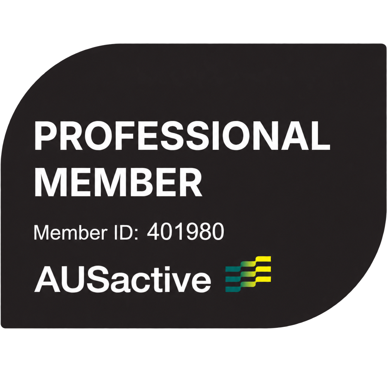 AusActive Professional Member, member ID 401980